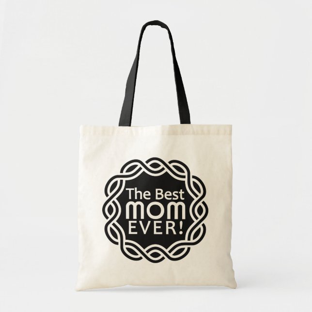 Bolsa Tote MELHORES sacos de tote MOM (Frente)