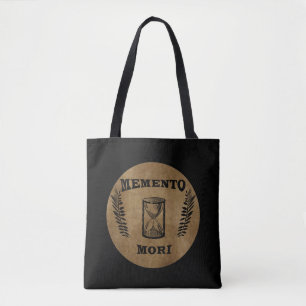 Bolsa Tote memento mori, frase latina