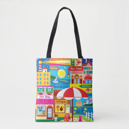 Bolsa Tote Memórias à Beira-Mar
