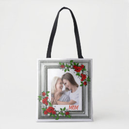Bolsa Tote Memórias Bloqueadas: Foto de Quadro Floral Persona