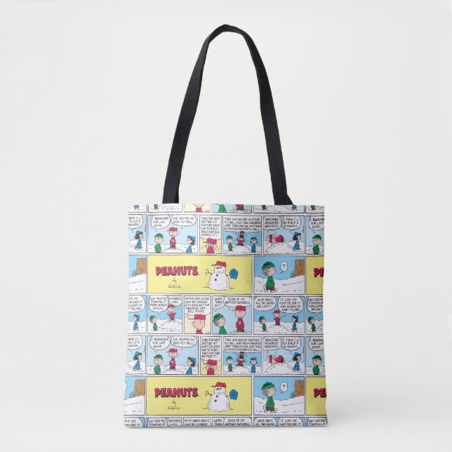 Bolsa Tote Memórias de Baseball de Charlie Brown (Frente)