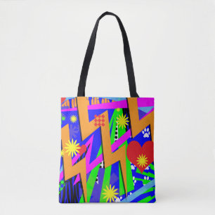Bolsa Tote Memórias de Neon Selvagem
