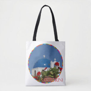 Bolsa Tote Memórias de Santorini