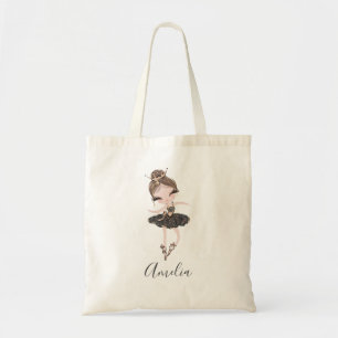 Bolsa Tote Menina Bailarina Fofa Presente Personalizado Nome