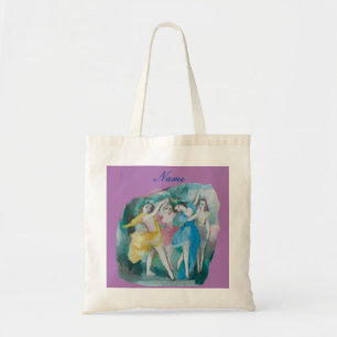 Bolsa Tote Menina Ballerina Dancers Thunder_Cove