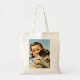 Bolsa Tote Menina com cão