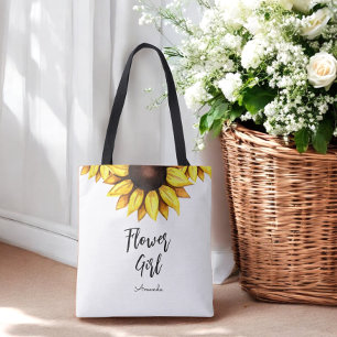 Bolsa Tote Menina com Girassol Casamento