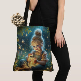 Bolsa Tote Menina Com Insetos De Relâmpago