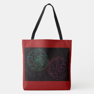 Bolsa Tote Menina com Marigold Afro Puffs