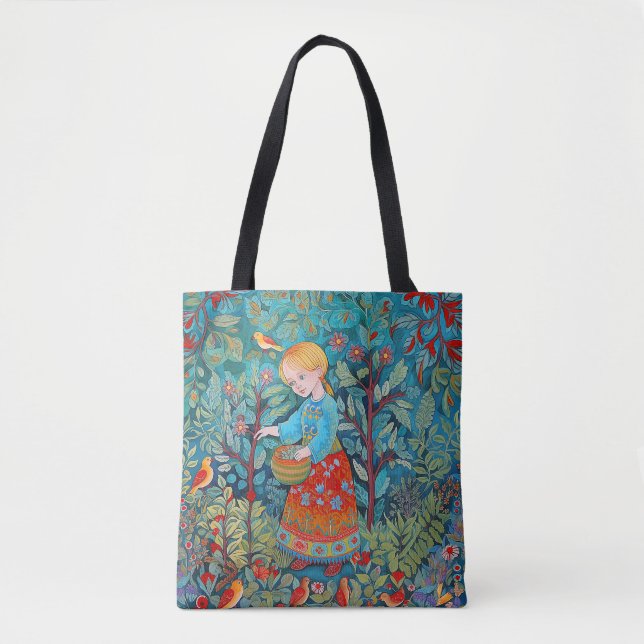 Bolsa Tote Menina Curandeira Jovem (Frente)