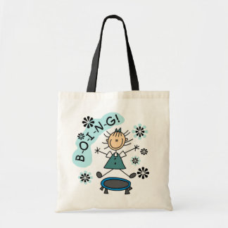 Bolsa Tote Menina da vara em t-shirt e em presentes do