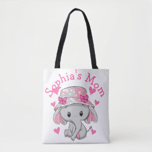 Bolsa Tote Menina de Elefante