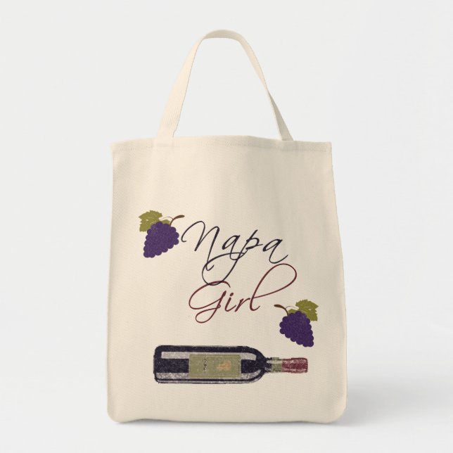 Bolsa Tote Menina de Napa (Frente)