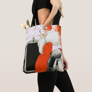 Bolsa Tote Menina do Flapper dos anos 20 do vintage