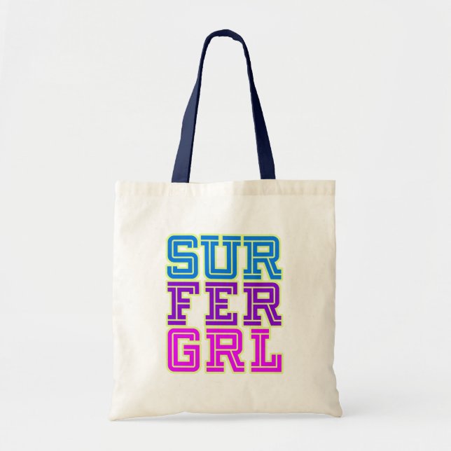 Bolsa Tote Menina do surfista (Frente)