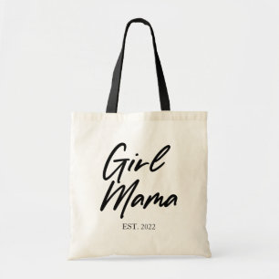 Bolsa Tote Menina Mama Personalizada No Ano Passado Mínima Ma