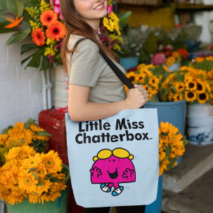 Bolsa Tote Menina   Menina Chatterbox é Tão Chatterbox