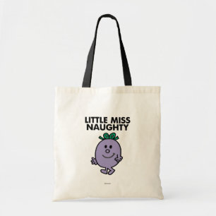 Bolsa Tote Menina Naughty   Letra negra