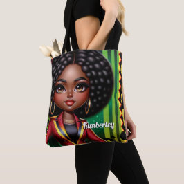 Bolsa Tote Menina negra americana africana