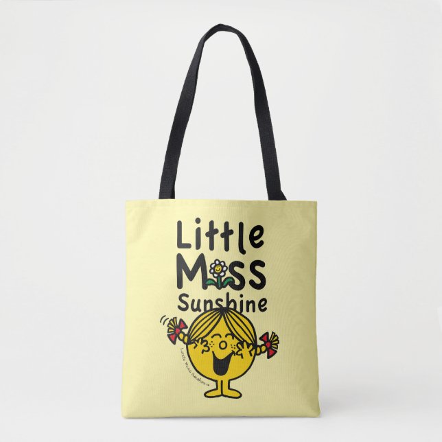 Bolsa Tote Menina | Pequena Miss Sunshine Laughs (Frente)