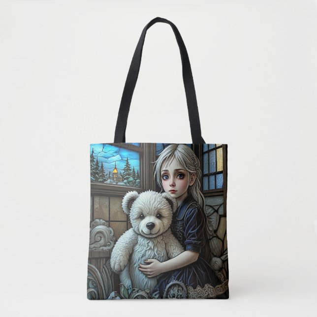 Bolsa Tote Menina perdida (Frente)