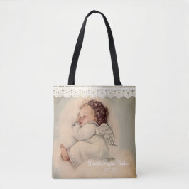 Bolsa Tote Menina Personalizada Garota Guardiã Oração Anjo