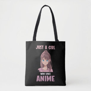 Bolsa Tote Menina Que Ama O Amante De Animes, Manga Cosplay T