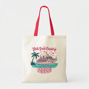 Bolsa Tote Meninas Cruzeiros 2026 Férias Festa Cruzeiro