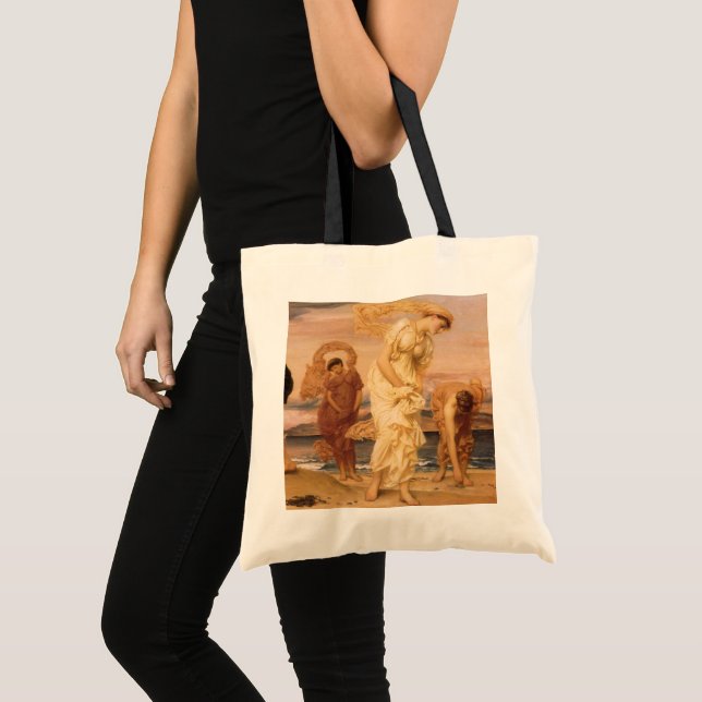 Bolsa Tote Meninas Gregas Catando Seixos de Lord Leighton (Frente (produto))