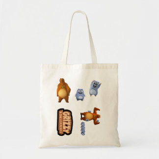 Bolsa Tote Meninas Grizzy E Limmings Crianças Engraçadas Dão 