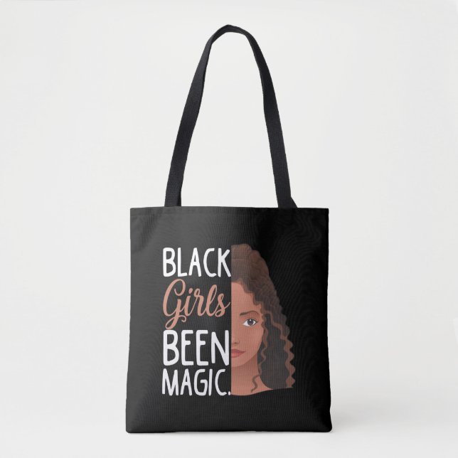 Bolsa Tote Meninas Negras São Mulheres Africanas Mágicas (Frente)