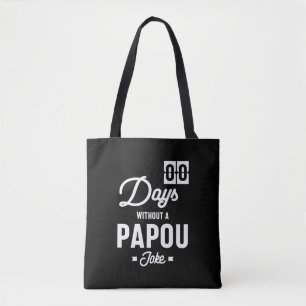 Bolsa Tote Meninas Zero Dias Sem Piada Papou