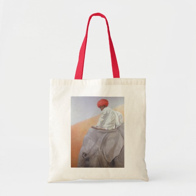 Bolsa Tote Menino do elefante (Frente)