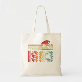 Bolsa Tote Meninos De 40 Anos Meninas Presentes Vintage 1983 