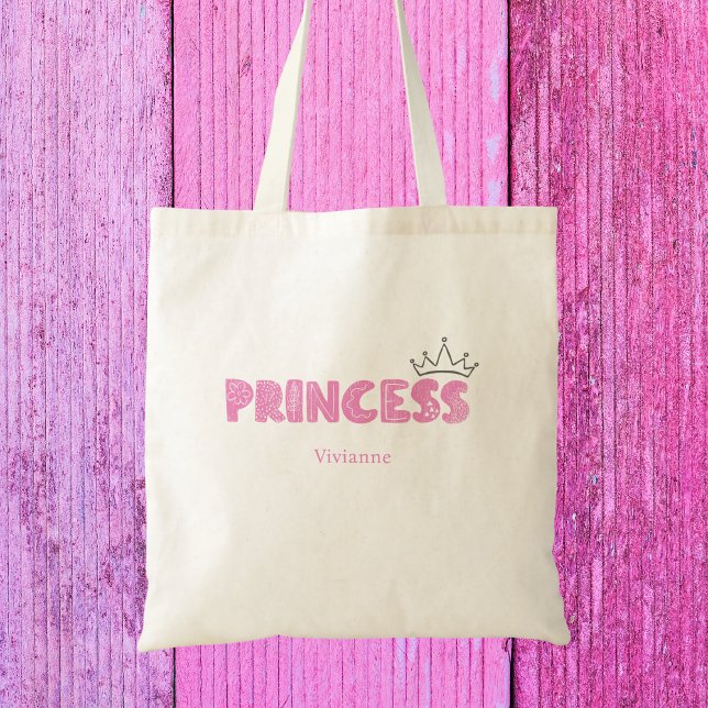 Bolsa Tote Meninos Princeses Rosa Bonitos (Criador carregado)