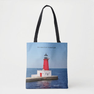 Bolsa Tote Menominee North Pierhead Light por todo o saco