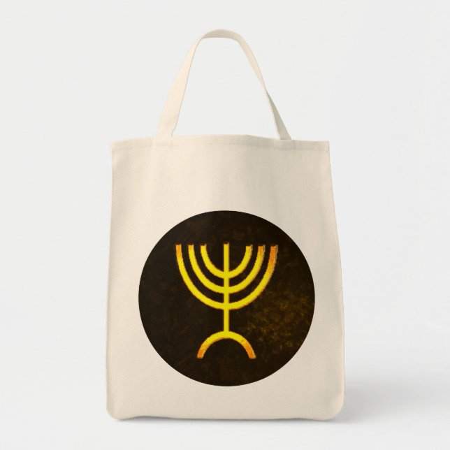 Bolsa Tote Menorah Flame (Frente)