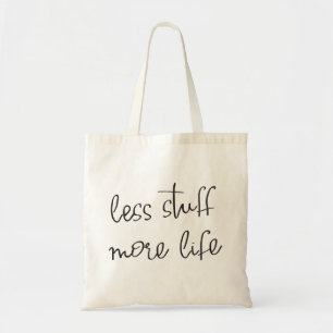 Bolsa Tote menos material mais sacola da vida