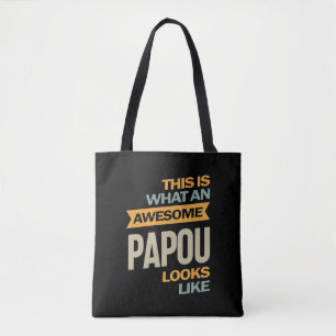 Bolsa Tote Mens Admirável Papou Parece - Padre Gift