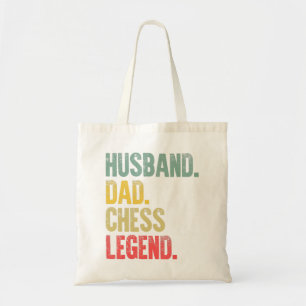 Bolsa Tote Mens Engraçado Presente Marido Pai Legenda de Xadr