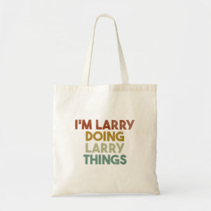 Bolsa Tote Mens, eu sou Larry fazendo Larry Coisas Engraçadas