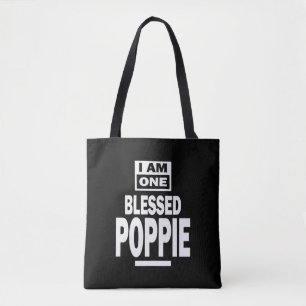 Bolsa Tote Mens Eu Sou Um Abençoado Dia de os pais Poppie Pre