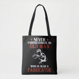 Bolsa Tote Mens Ferret - Nunca subestime um homem com um Fer