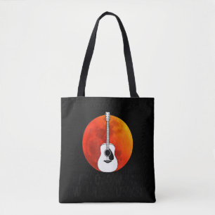Bolsa Tote Mens nunca subestimam um velho com um violão 