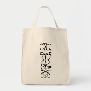 Bolsa Tote Mensagem Binária Arecibo 1974