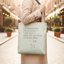 Mensagem de Amor Dachshund Personalizada Verde Sal