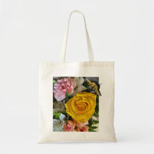 Bolsa Tote Mensagem de rosa amarela