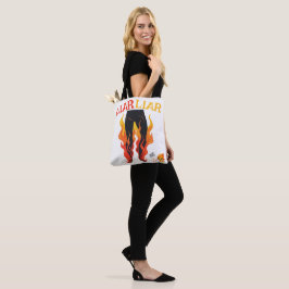 Bolsa Tote Mentiroso, Mentiroso, Calça em Chamas