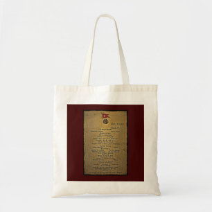 Bolsa Tote Menu final RMS titânico