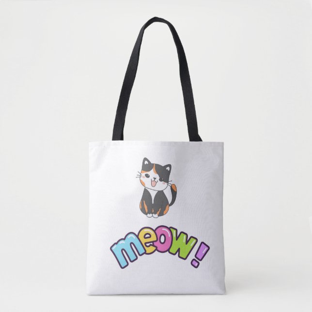 BOLSA TOTE MEOW (Frente)